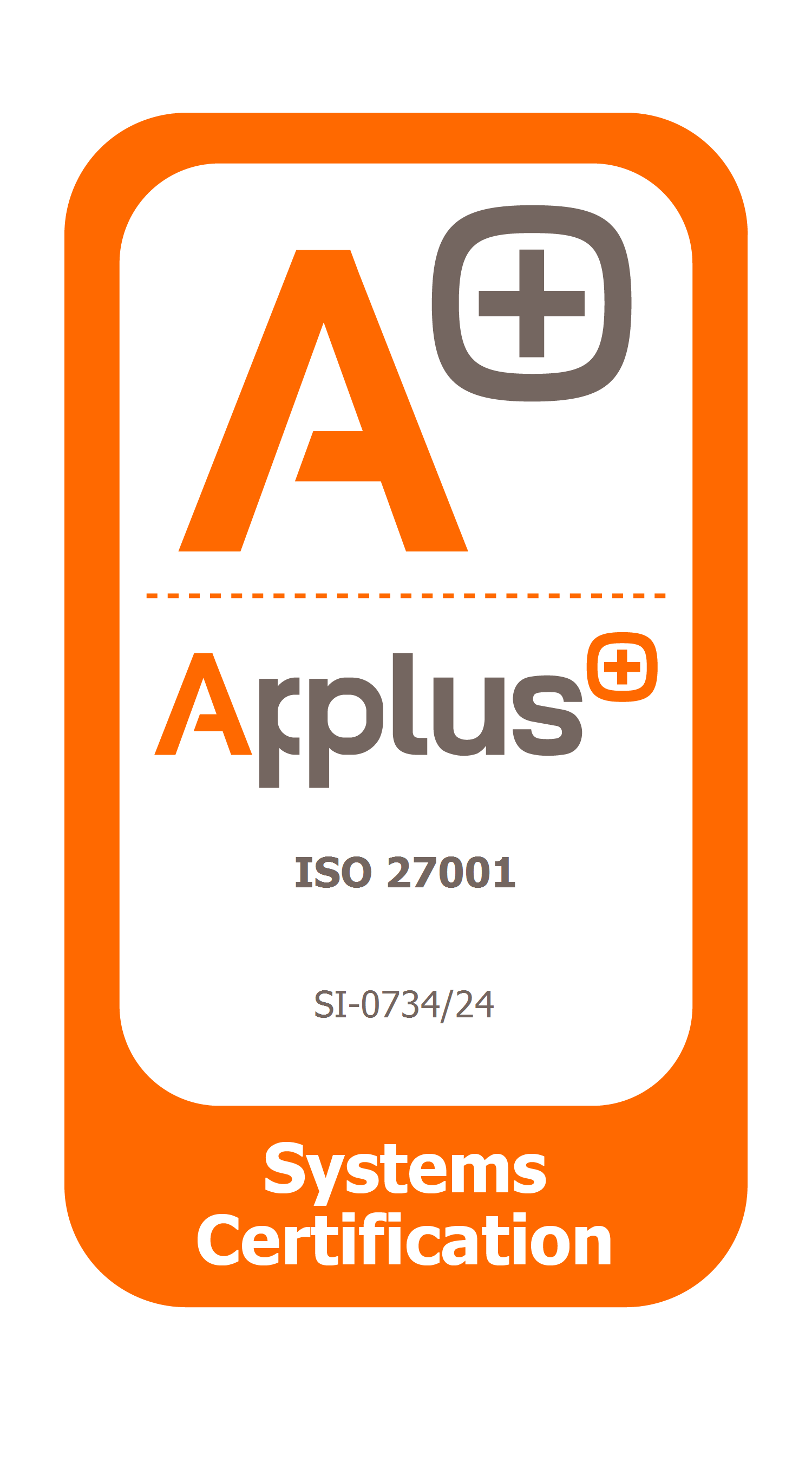 Iso Applus badge